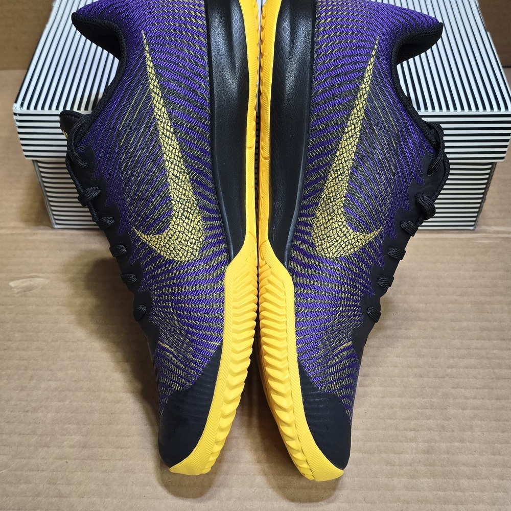 Nike Kobe Purple Black Yellow Low-Top Basketball Shoes - Picture 4 of 7